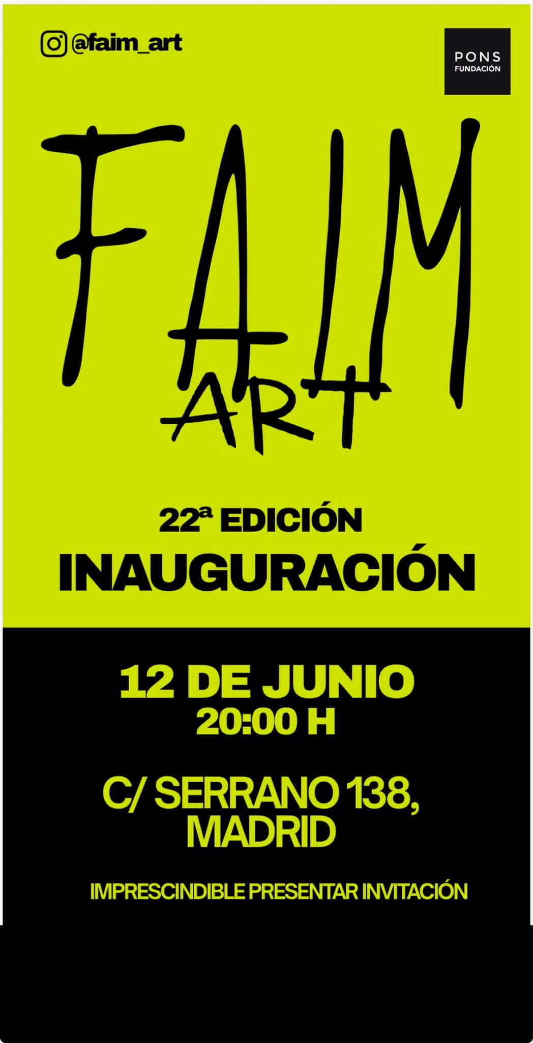 Cartel del evento